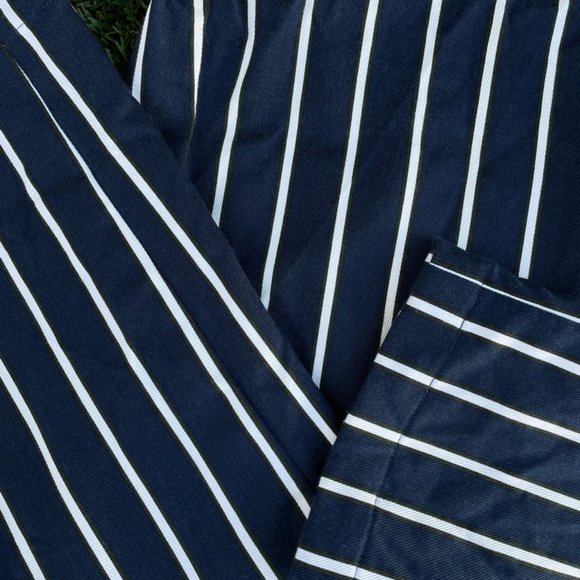 Reformation Navy & White Striped Pants - Picture 2 of 4